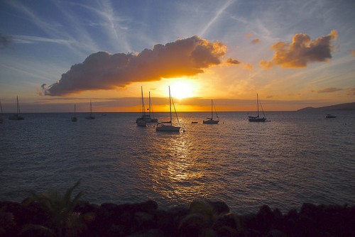 Coucher de soleil aux Trois-Îlets en Guadeloupe